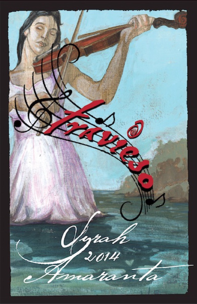 Travieso label art